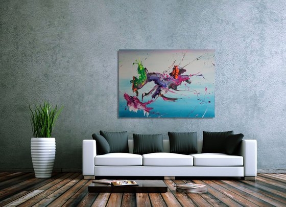 Bird Of Prey (Spirits Of Skies 140018) (140 x 100 cm) XXL (56 x 40 inches)