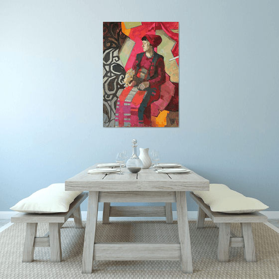 Portrait in Geometric Symphony