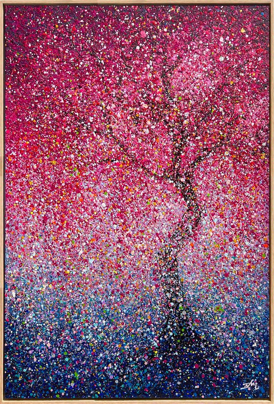 Softly, the Spring Speaks - framed