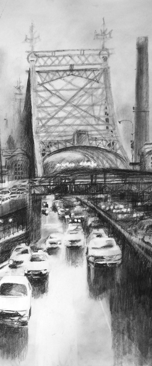 QUEENSBORO BRIDGE IN NEW YORK by Nicolas GOIA
