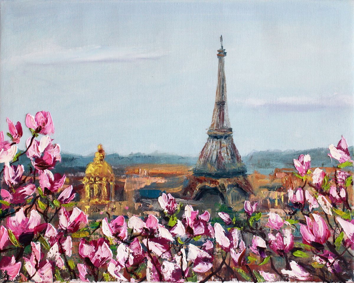 Paris ... Spring By Salana Art / Svetlana Samovarova, 20 X 16, Artwork For Sale On Artfinder