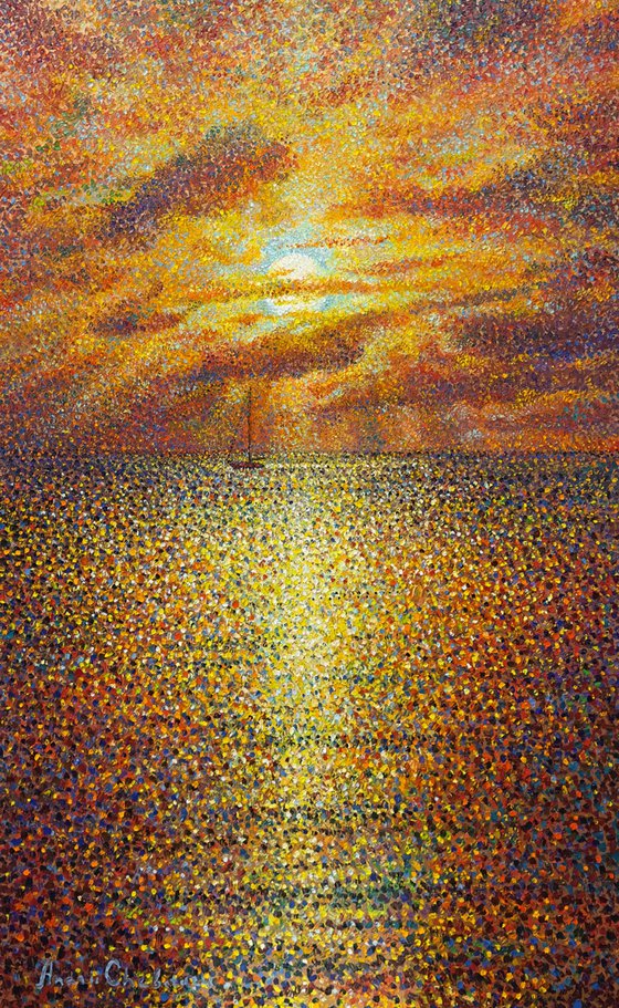 In the embrace of sunset
