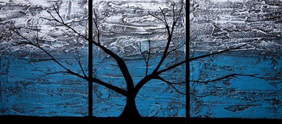 Turquoise Tree 48 x 20"