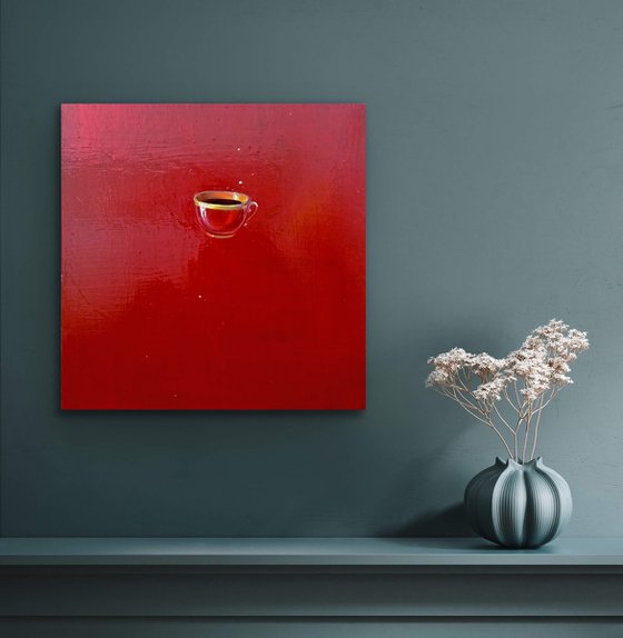 "Still life with a cup"
