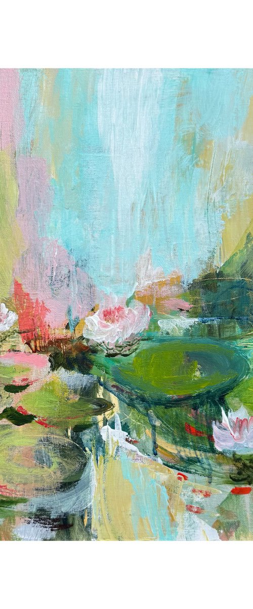 Pond and light 1 by Ayse McGowan