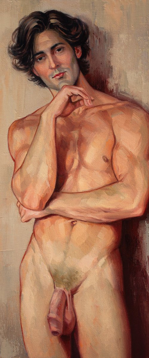 NUDE MALE MODEL #5 by Yaroslav Sobol