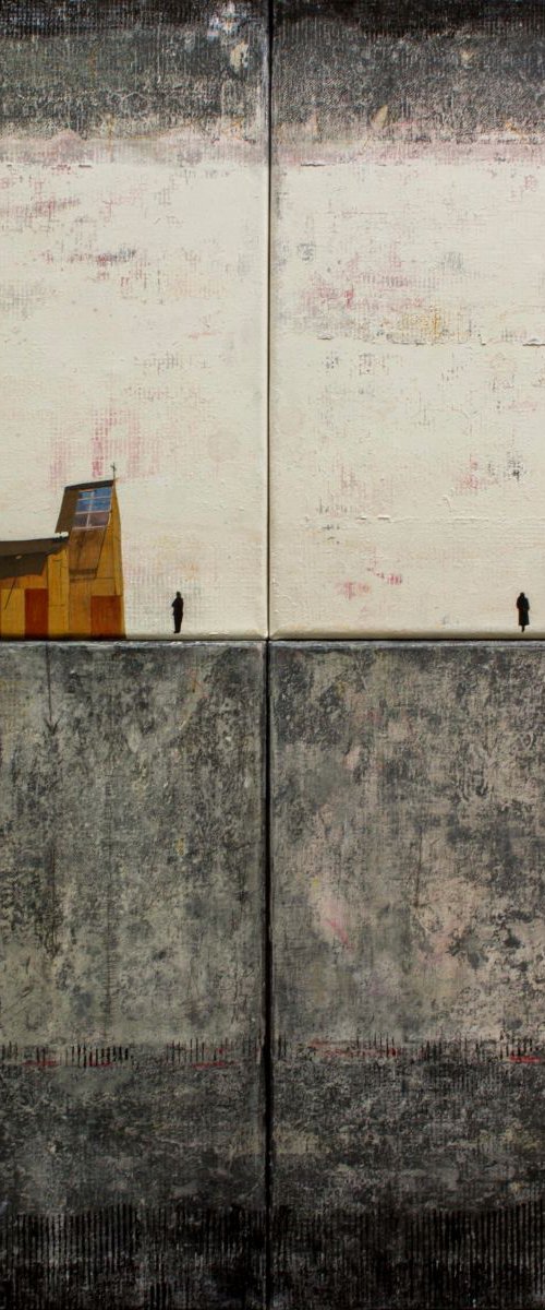 LEAVING THE LUCIDE LANDSCAPE , QUADRIPTYCH by db Waterman