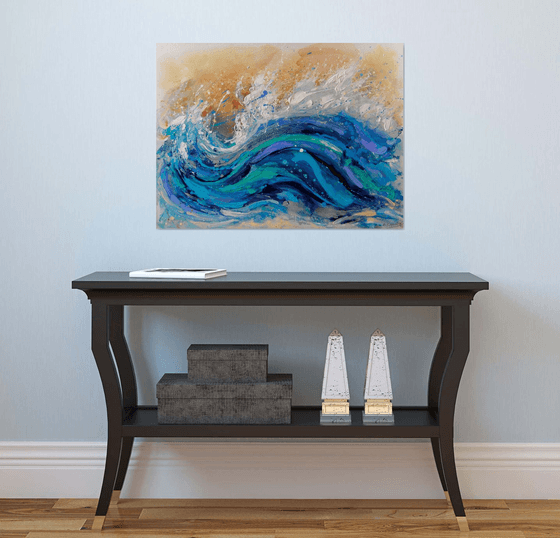 "Abstract Seascape" Landscape painting