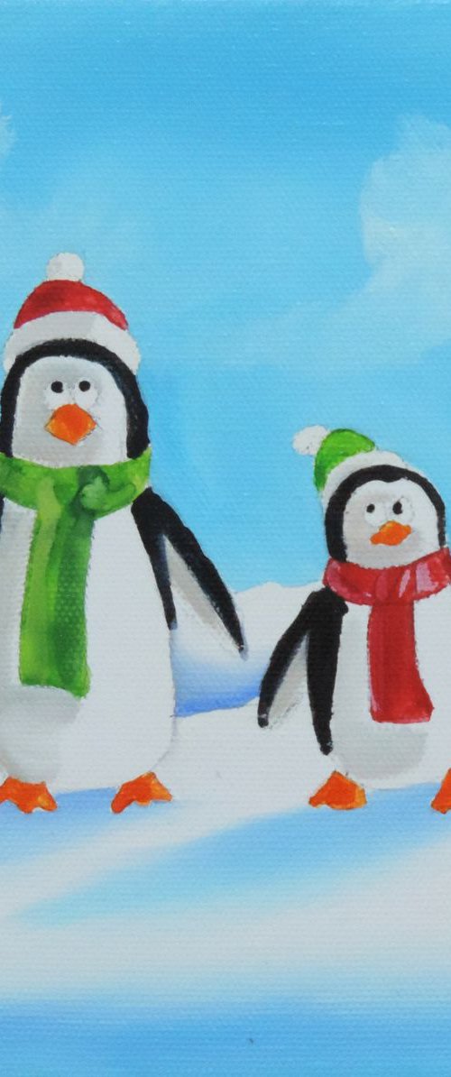 little penguins by Gordon Bruce