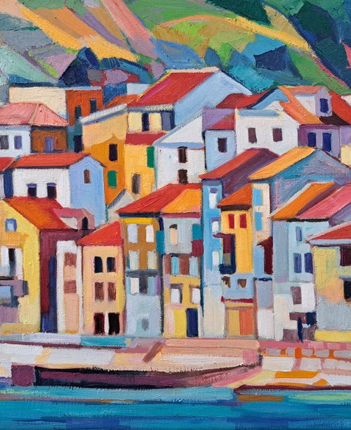 Seaside town by Maja Đokić Mihajlović