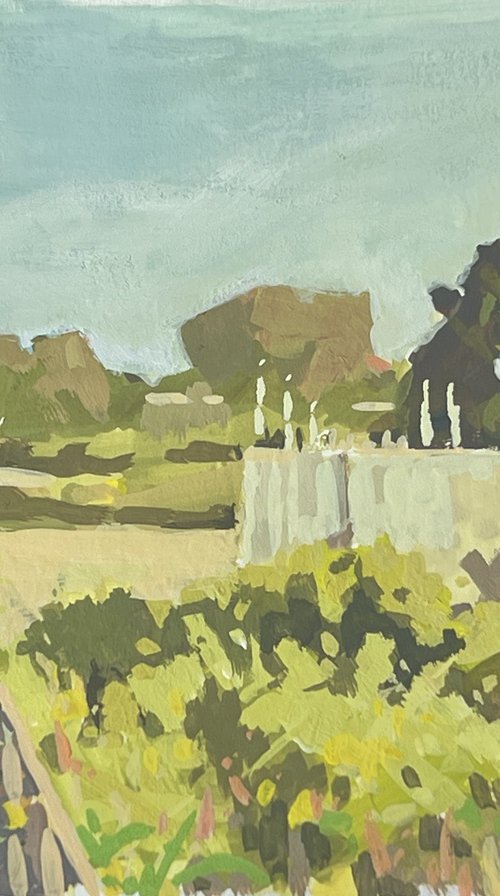 Sicilian landscape by Louise Gillard