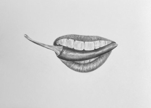 Hot lips by Maxine Taylor