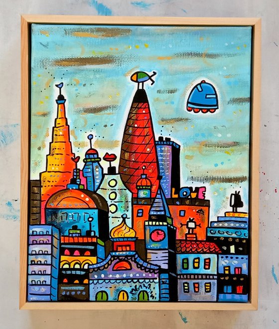 Cartoon Vibrant London