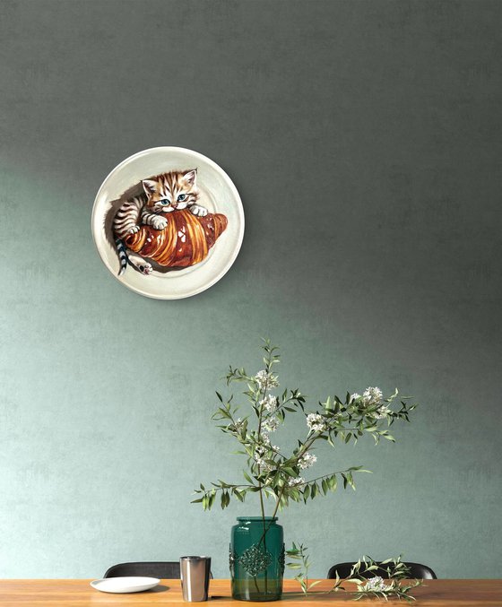 On a Croissant Plate