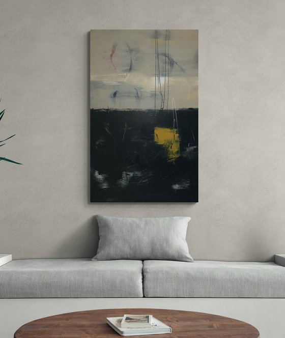 Do You Believe In Nowhere Minimalist Painting