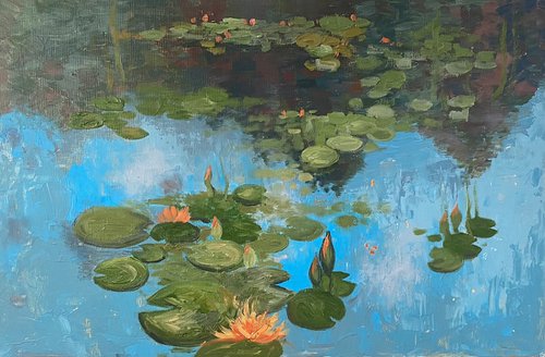 Water lily garden by Dasha Pogodina