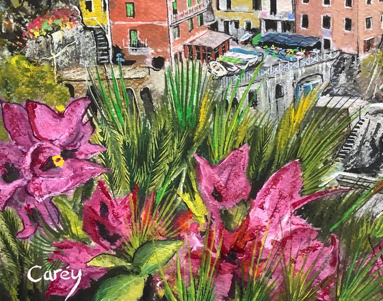 Manarola Harbor Italy