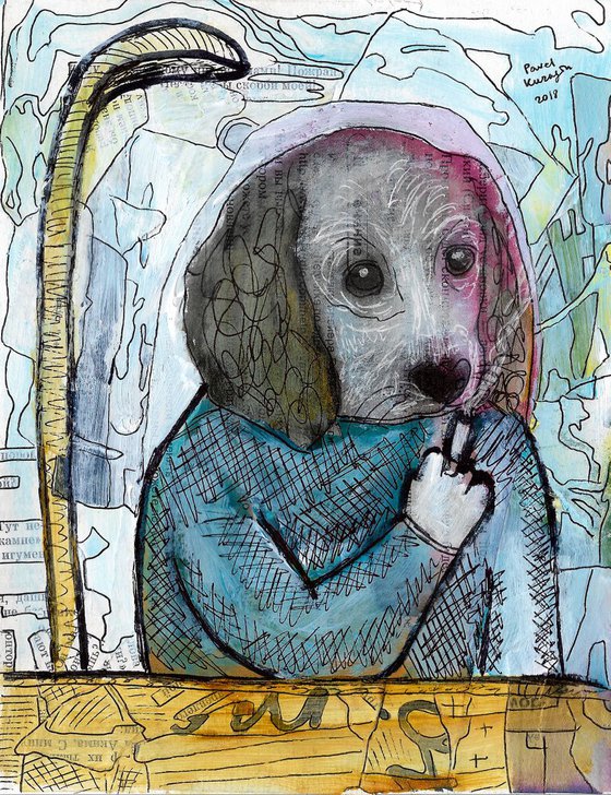 Smoking dog #8