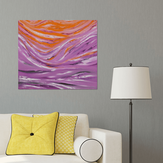 Agorà - 80x70 cm,  LARGE XL, Original abstract painting, oil on canvas