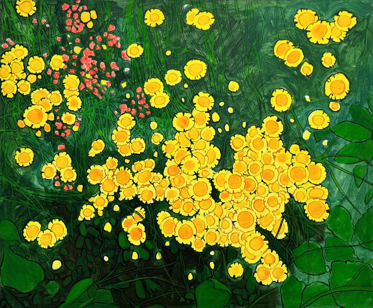 - Yellow Flowers - ? By Raffi Ghazaryan, 24 X 20, Artwork For Sale On Artfinder
