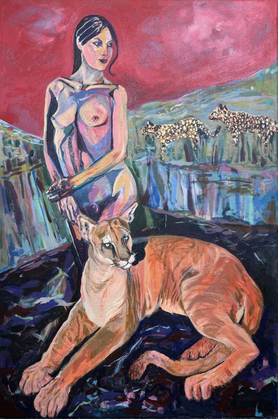 Jane with Panther