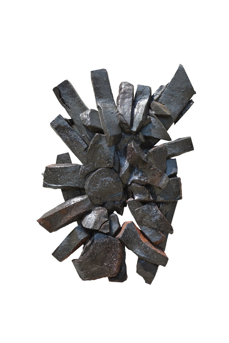 Organic Abstract Relief By Ognyan Chitakov, 11 X 16", "L", Original Artwork