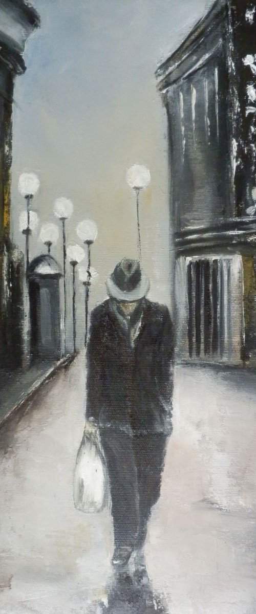 Man in night by Maria Karalyos
