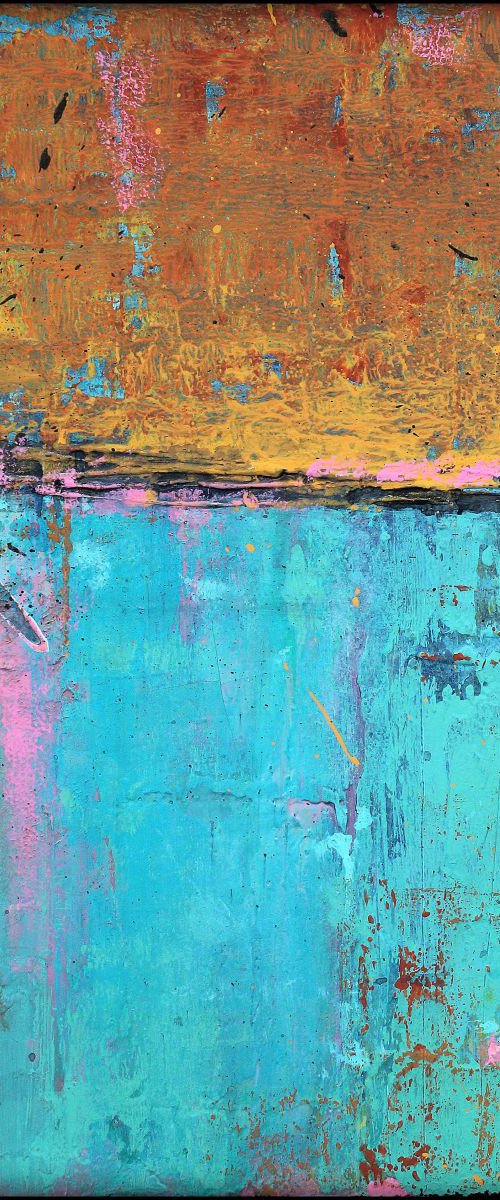 Montego Bay - Urban Abstract Painting by Elizabeth Moran