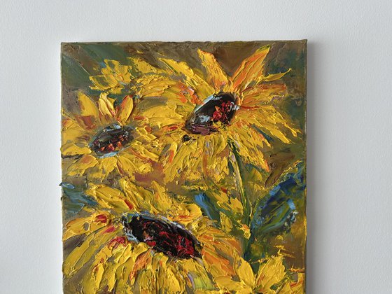Sunflowers dark