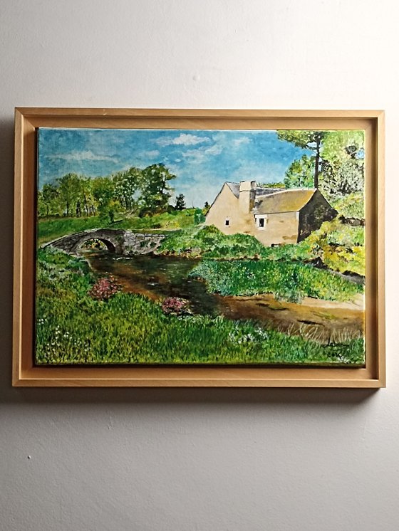 Little house and a River