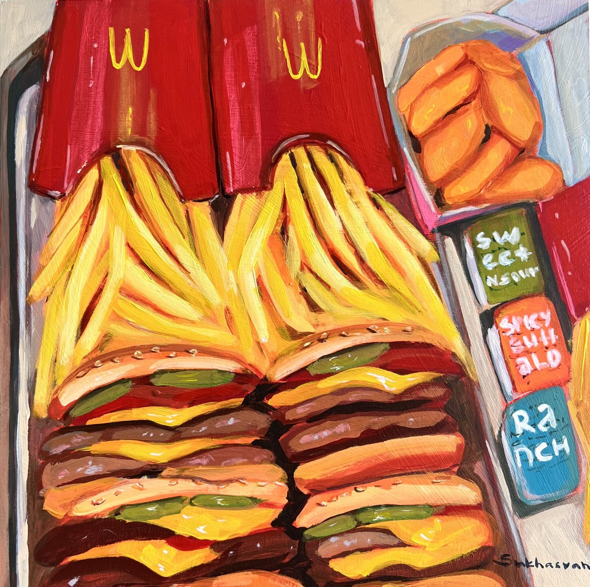 Still Life with McDonald’s by Victoria Sukhasyan