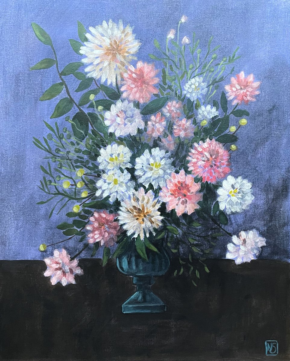 Still Life with Blooms by Nina Shilling