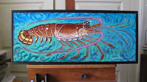 Colorful Spiny Lobster by Stephanie Przybylek