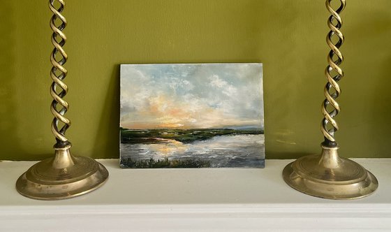 Pastel skies above the the Broads