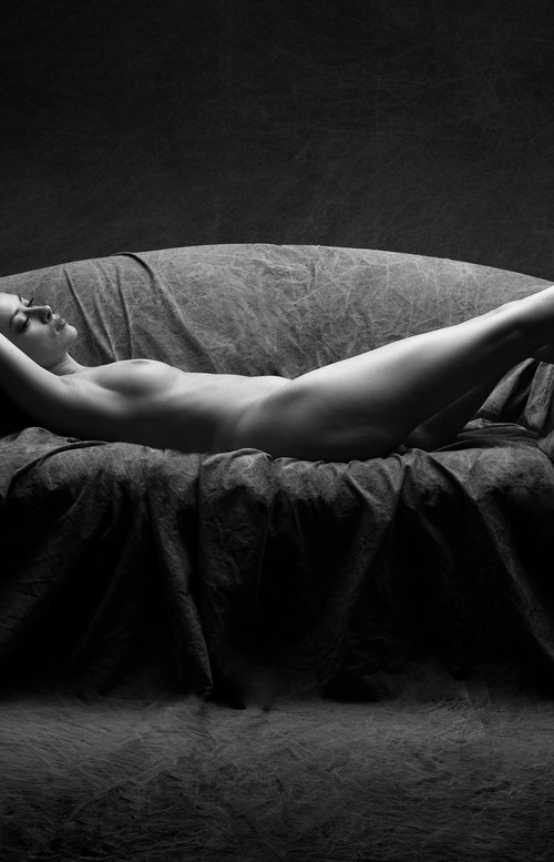 Woman on Sofa #244 by Robert Tolchin