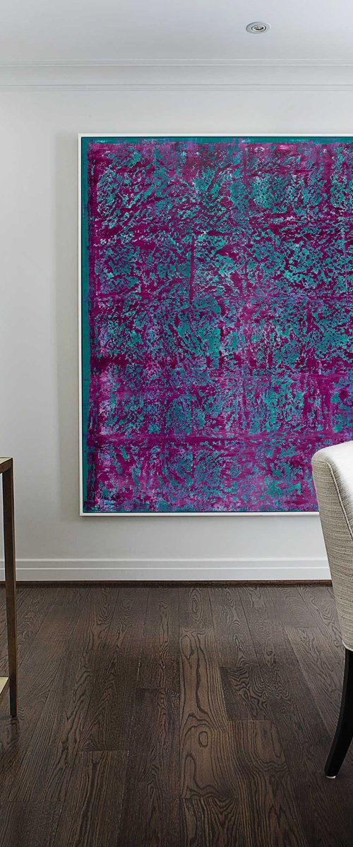 Purple Teal by Nataliia Sydorova