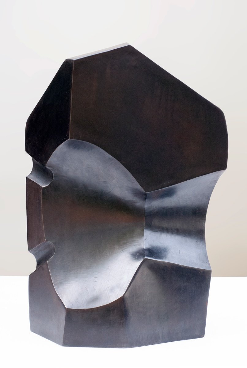 Geometric Abstract Sculpture By Roberto Canduela Luengo, 13 X 18", Absences 1, Original Artwork