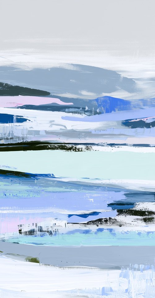 Winter Calm Landscape by Alina Timoshenko