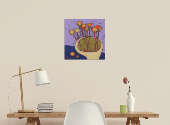 A bouquet of dandelions.