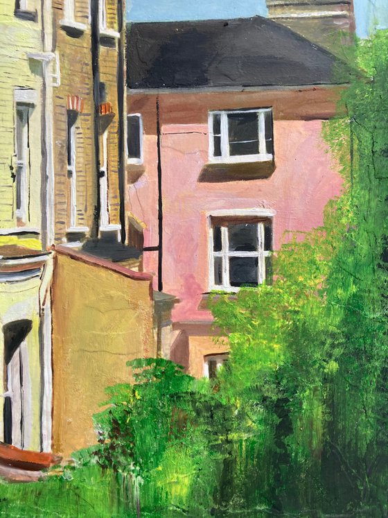 London Houses In Summer