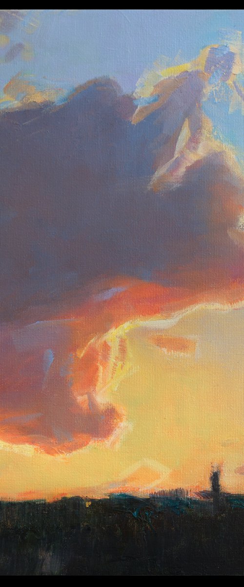 Sunset 2, Framed by Bo Kravchenko