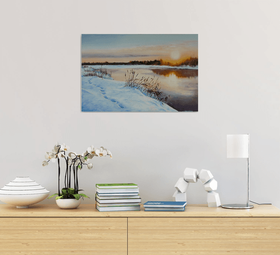 Winter Landscape Painting