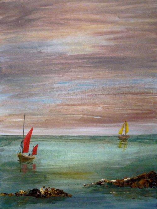Sailing through the Rocks by Maddalena Pacini