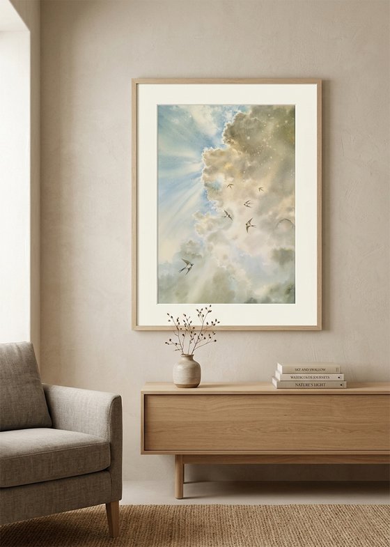 Sunlight Through the Clouds