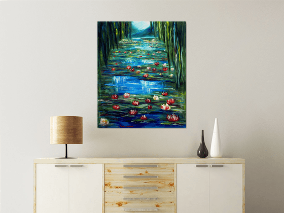 Monet Garden Water Lilies