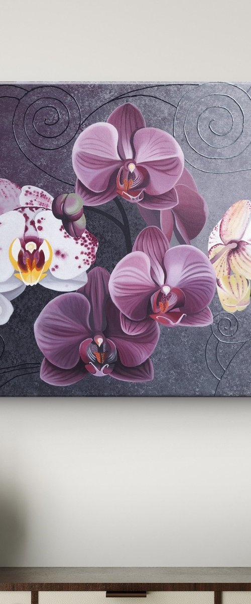 Purple Orchids by ZUZANA Murenji Domonkos