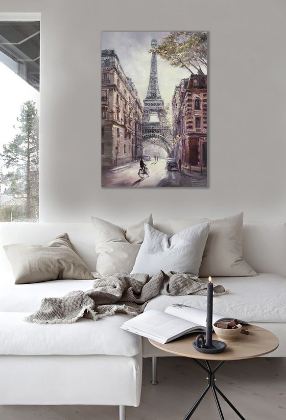 "Paris"original oil painting