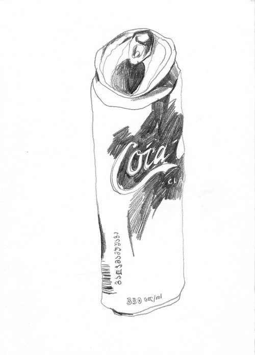Can of Coca-Cola by Natasha Voronchikhina