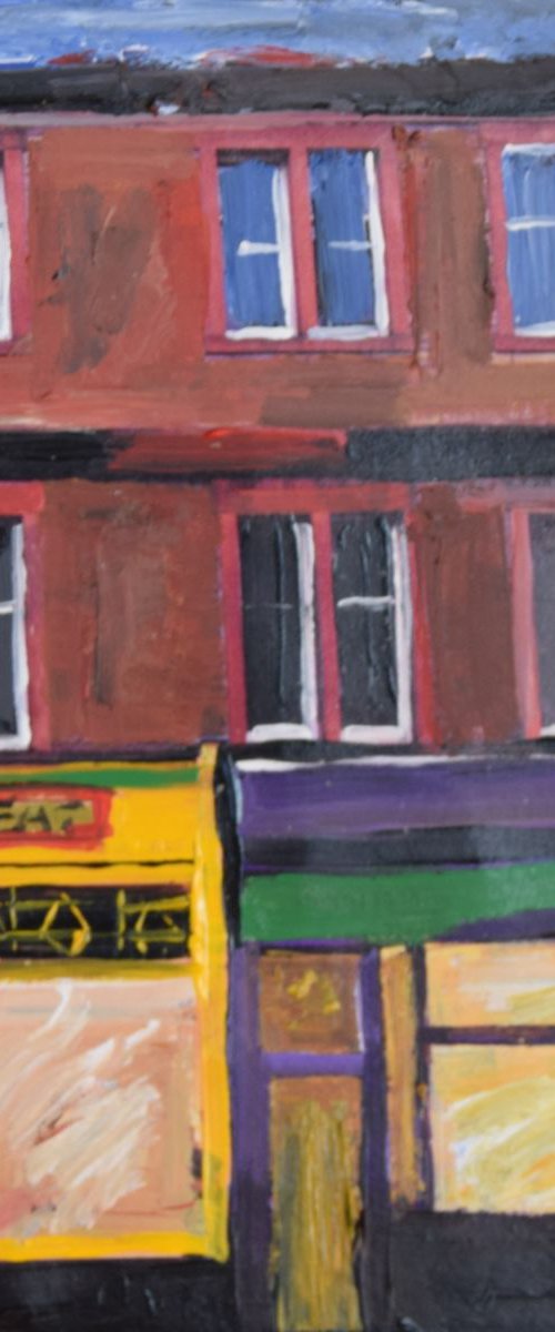Shops on the Royal Mile, Edinburgh 1 by Andrew  Reid Wildman