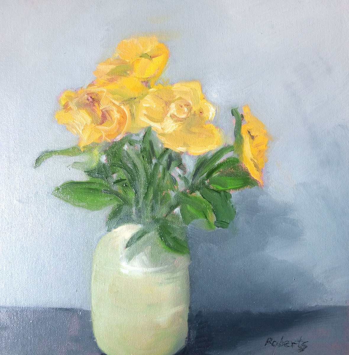 STILL LIFE WITH SPRING FLOWERS by Rosalind Roberts